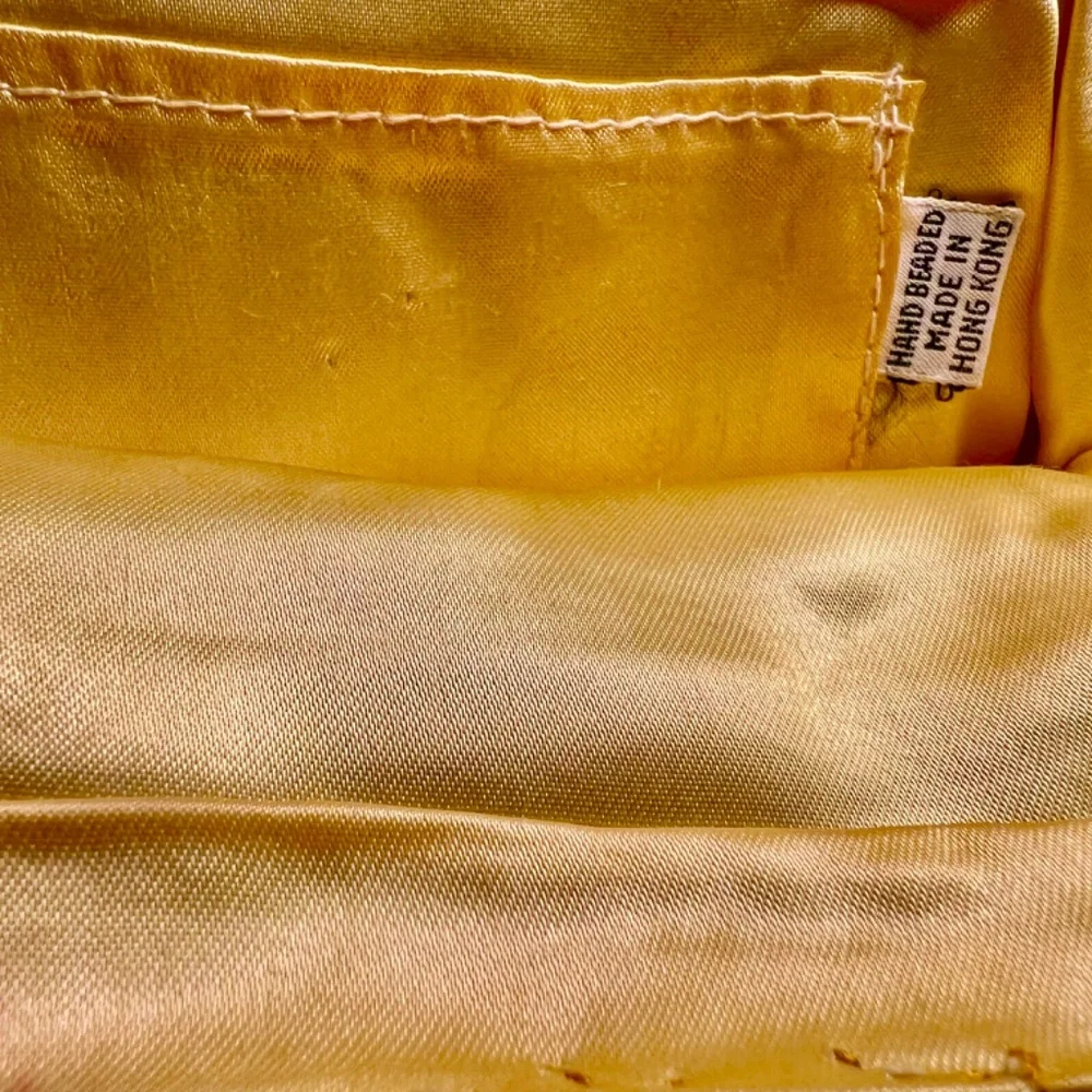 Vintage Hollywood Glam Purse, Bridal Wedding, Party, Beaded Sequins Rhinestones - Picture 6 of 9